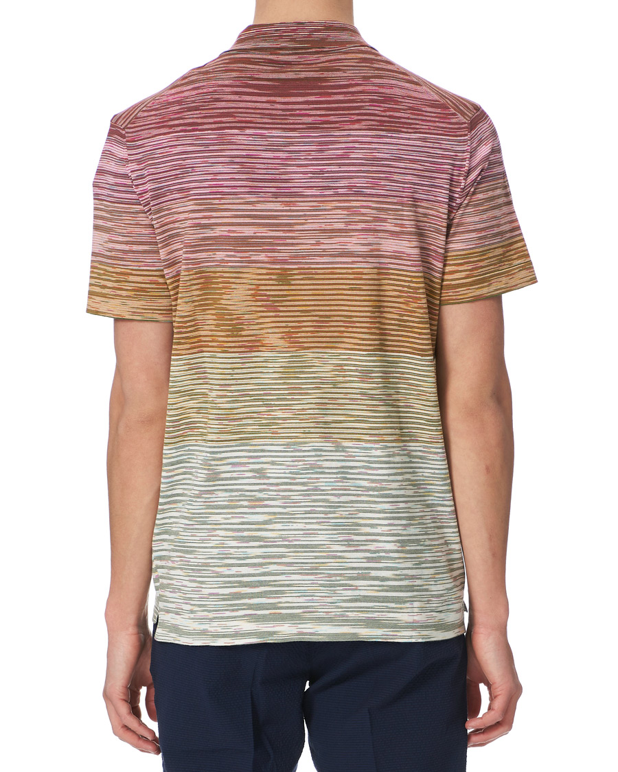 Mies | Kauluspaidat | Missoni | Space-Dye Knitted Short Sleeve Shirt Multicolor