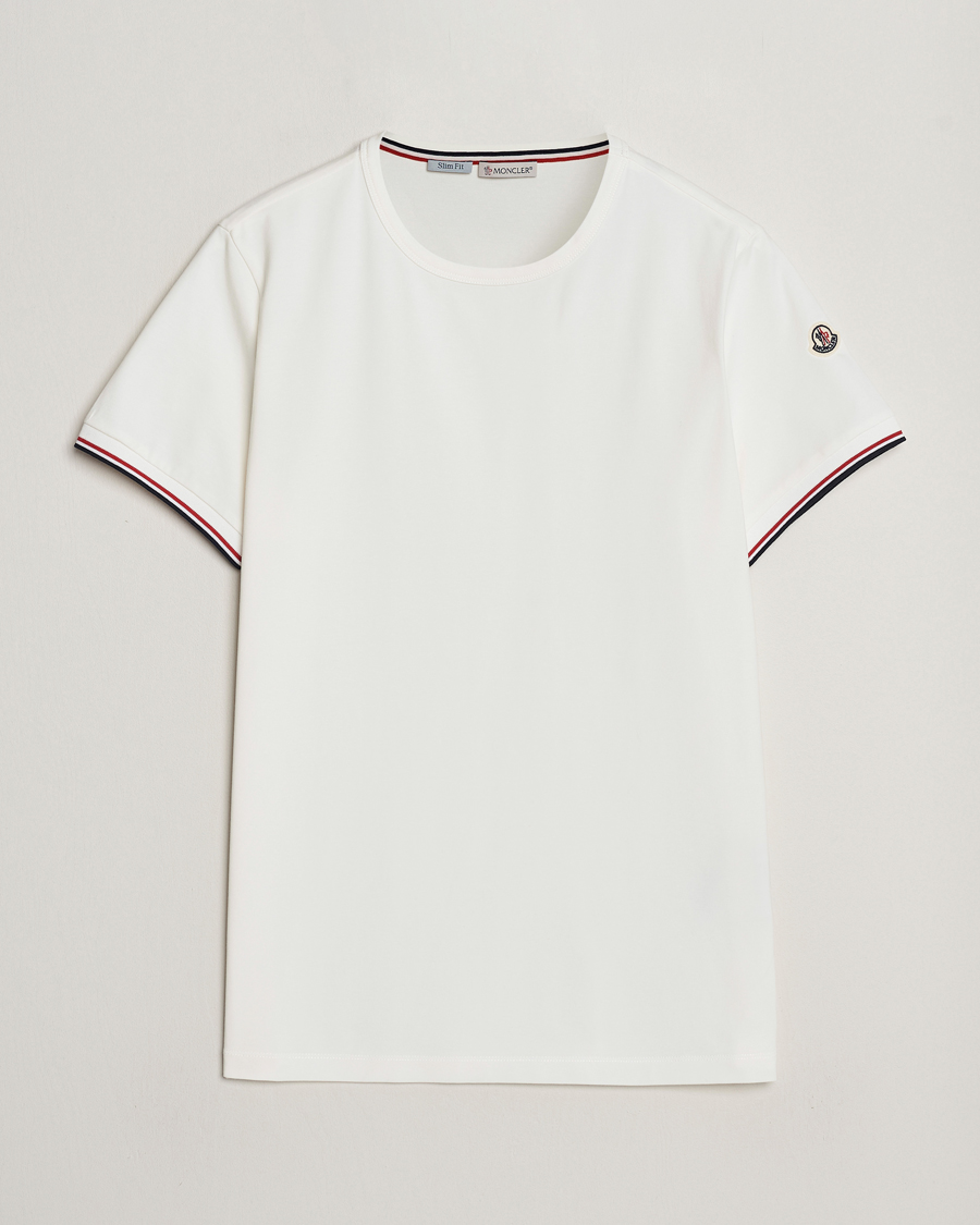 Mies | T-paidat | Moncler | Shoulder Logo T-Shirt Off White