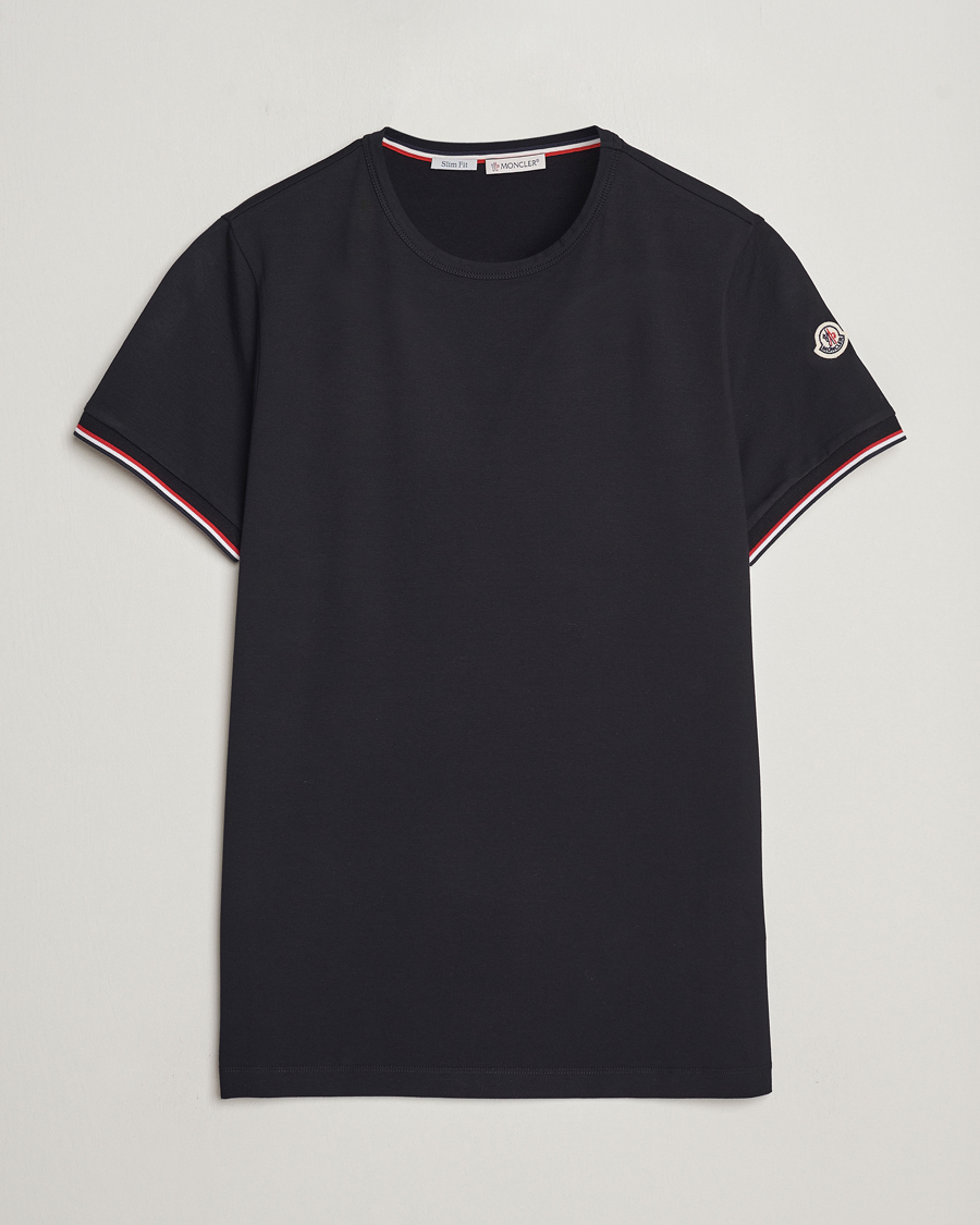 Mies | T-paidat | Moncler | Shoulder Logo T-Shirt Black