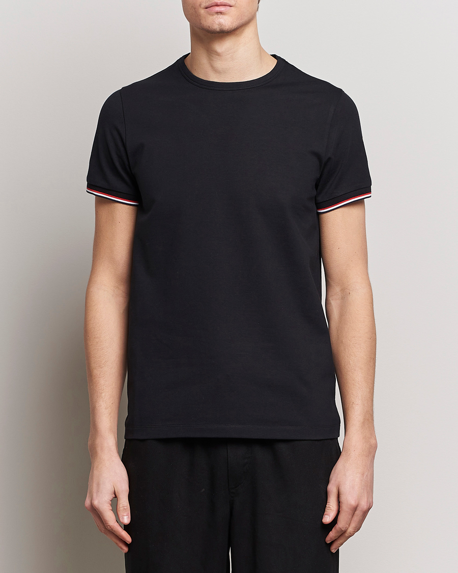 Mies | T-paidat | Moncler | Shoulder Logo T-Shirt Black