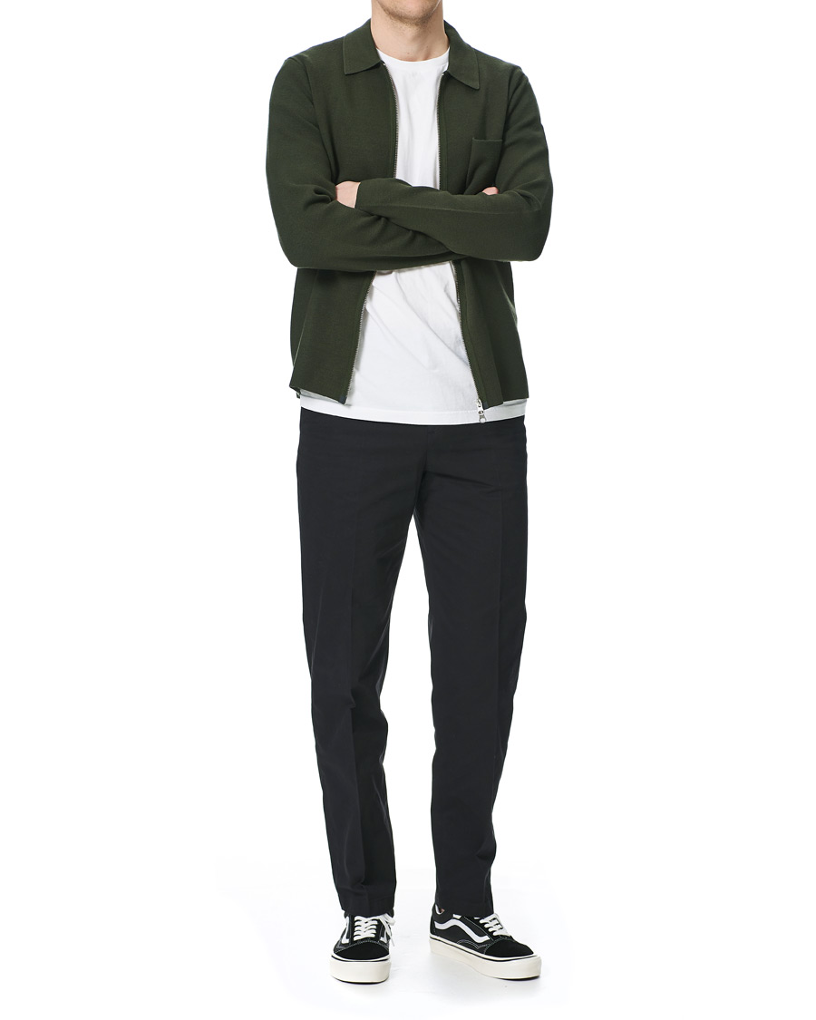 Mies | Housut | Filippa K | William Cotton Trousers Black