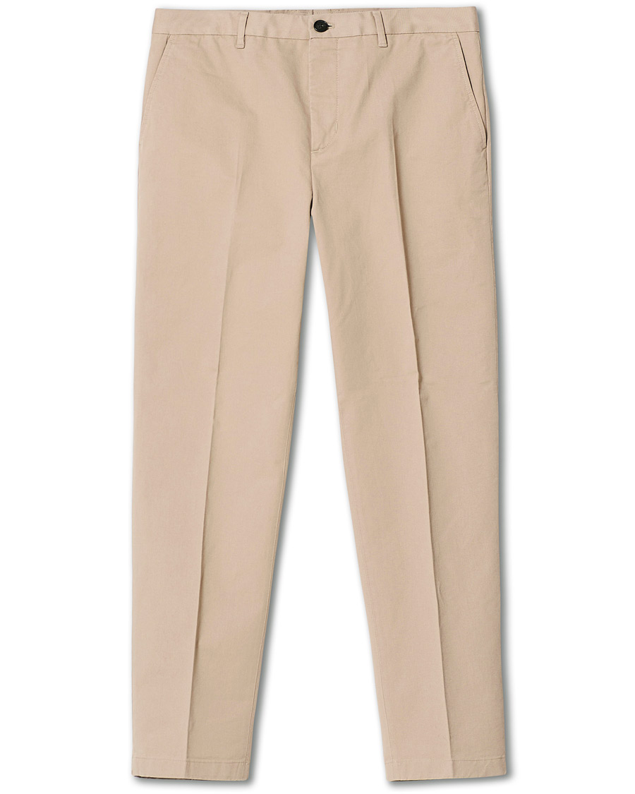 Mies | Housut | Filippa K | William Cotton Trousers  Desert Taupe