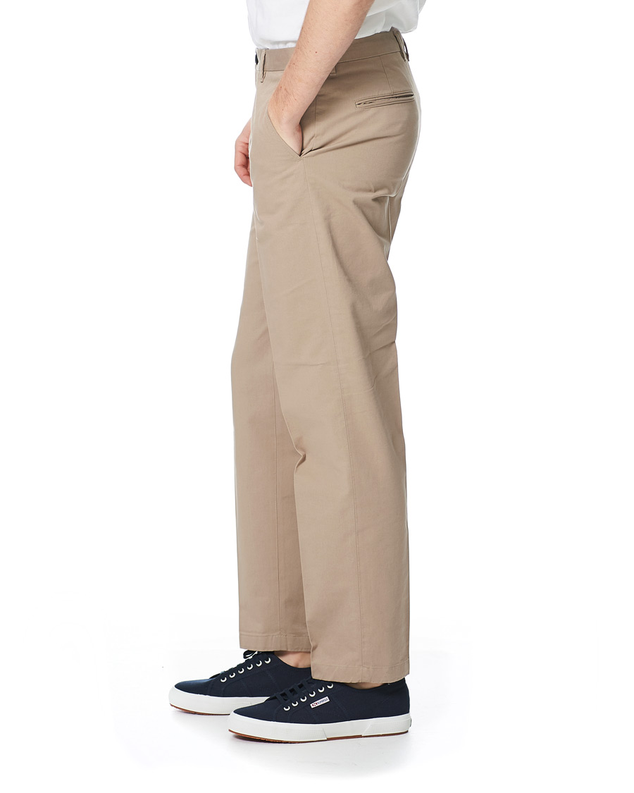 Mies | Housut | Filippa K | William Cotton Trousers  Desert Taupe