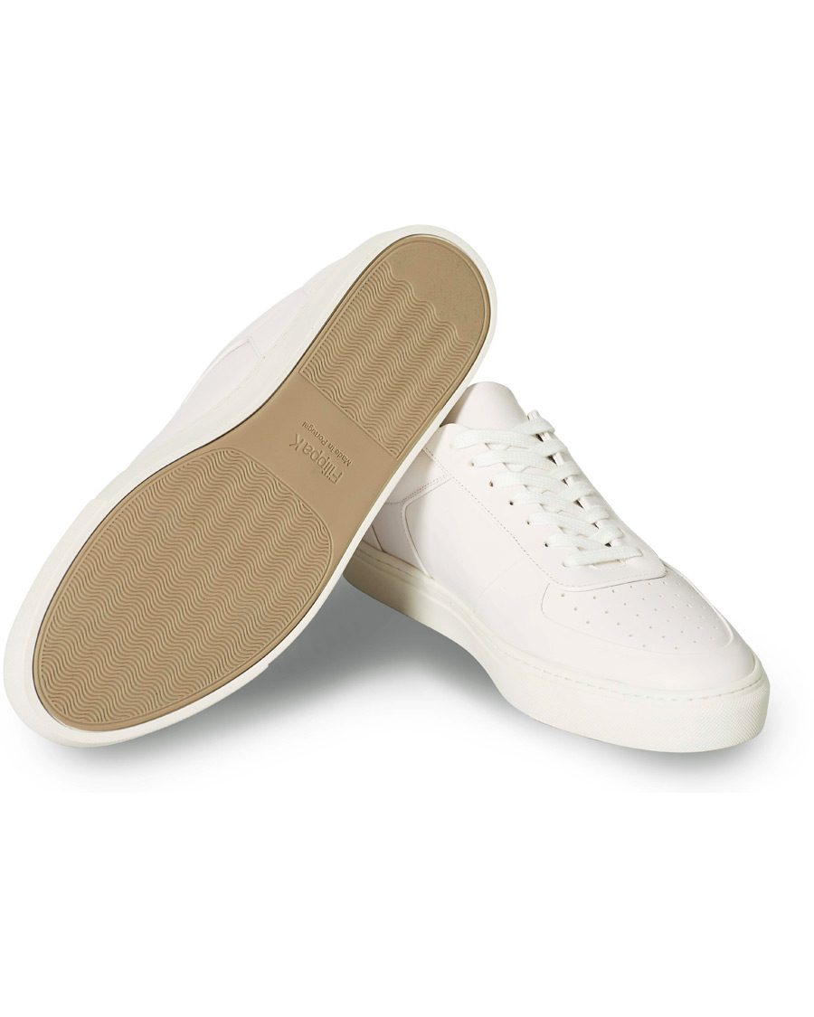 Mies | Filippa K Robert Leather Sneakers White | Filippa K | Robert Leather Sneakers White