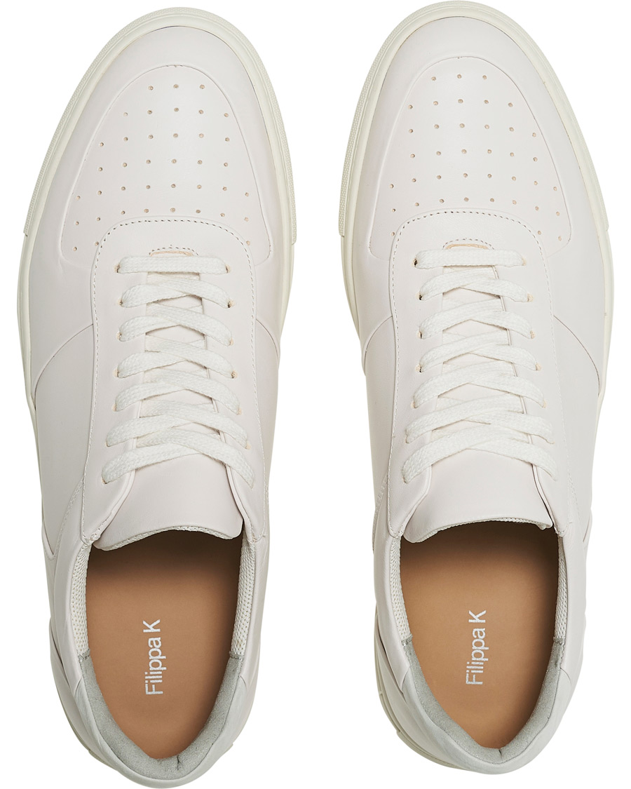 Mies | Filippa K Robert Leather Sneakers White | Filippa K | Robert Leather Sneakers White