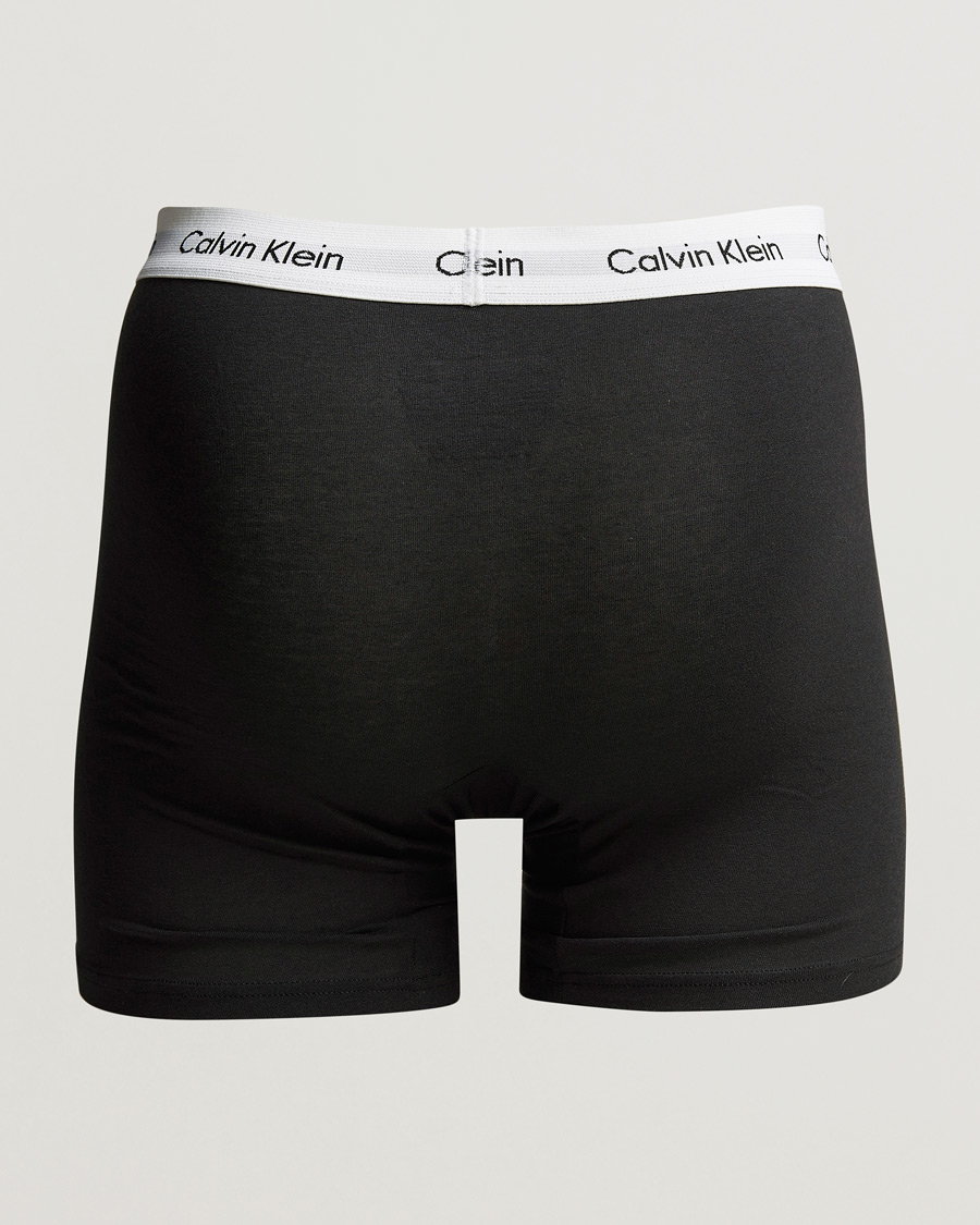 Mies | Alusvaatteet | Calvin Klein | Cotton Stretch 3-Pack Boxer Breif Black/Grey/White