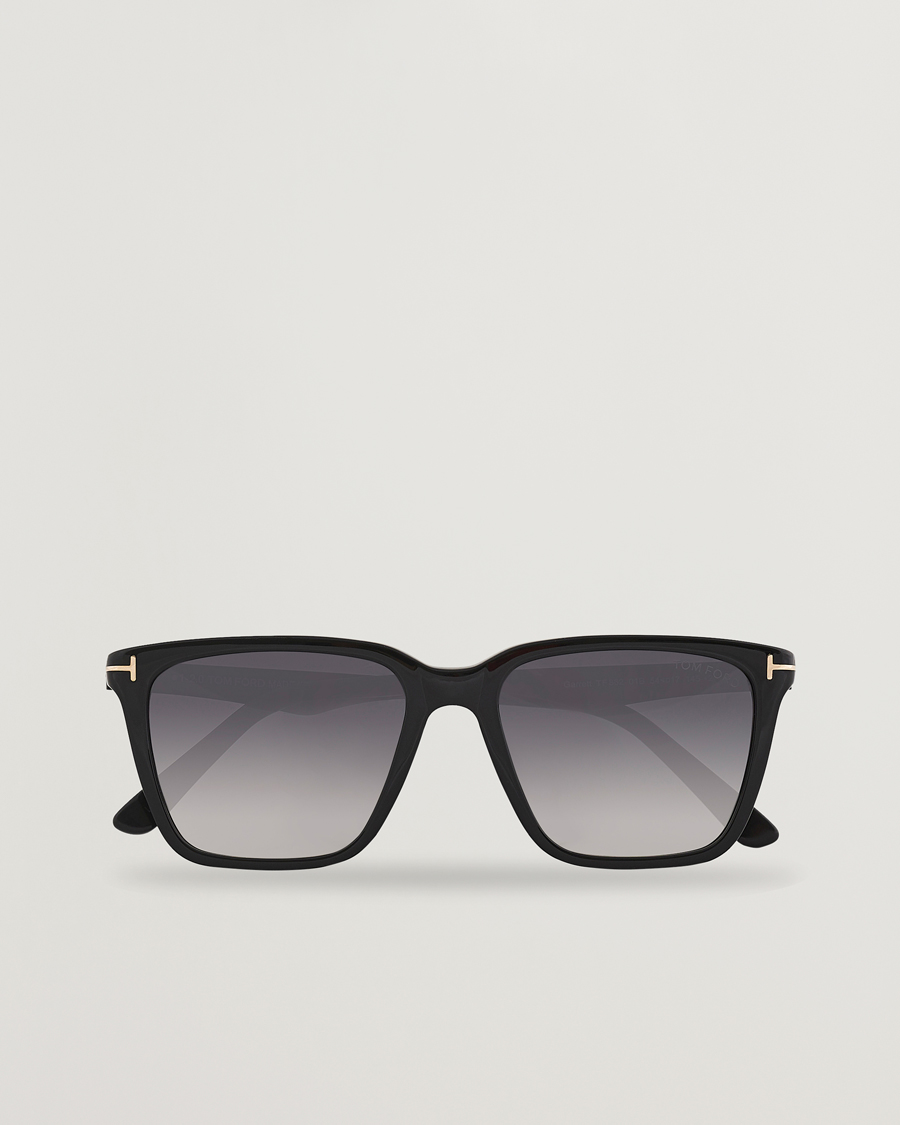 Mies |  | Tom Ford | Garrett Sunglasses Shiny Black/Gradient Smoke