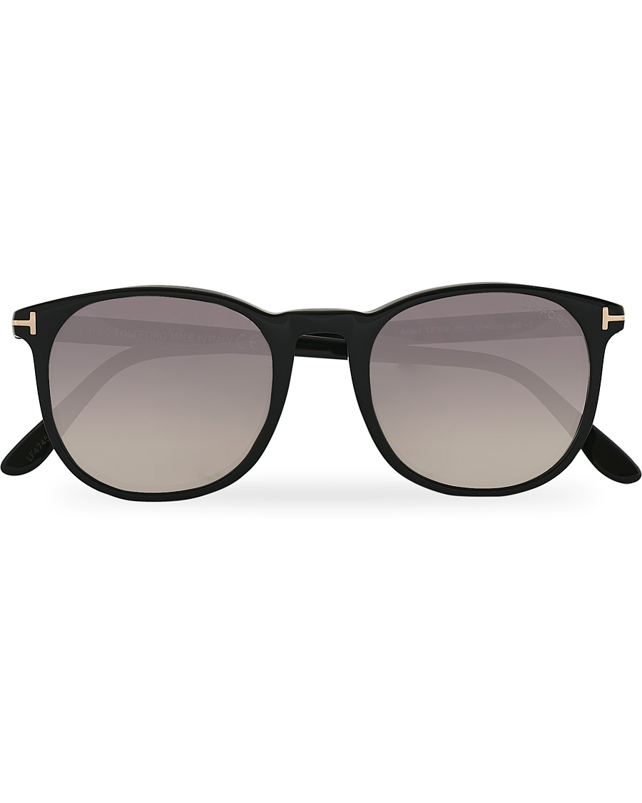 Miehet |  | Tom Ford | Ansel Sunglasses Shiny Black/Smoke Mirror
