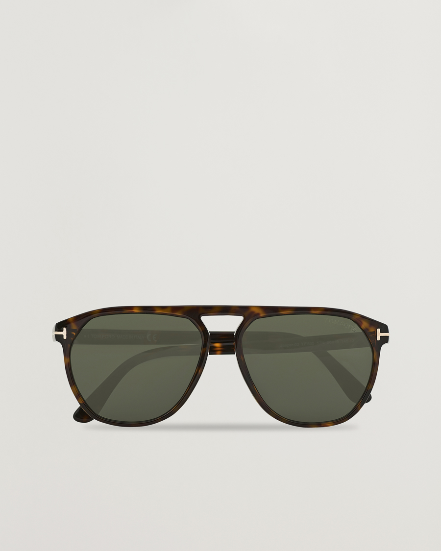 Miehet |  | Tom Ford | Jasper-02 Sunglasses Dark Havana/Green