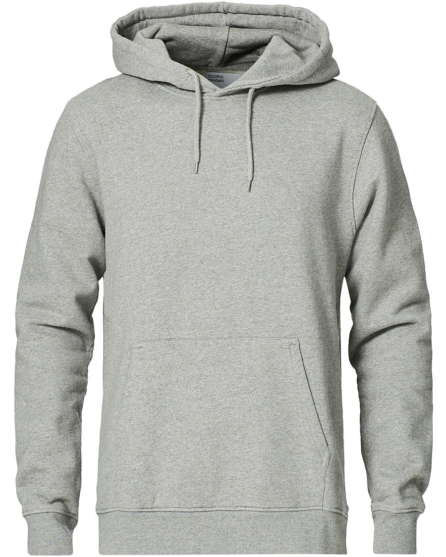 Mies | Puserot | Colorful Standard | Classic Organic Hood Heather Grey