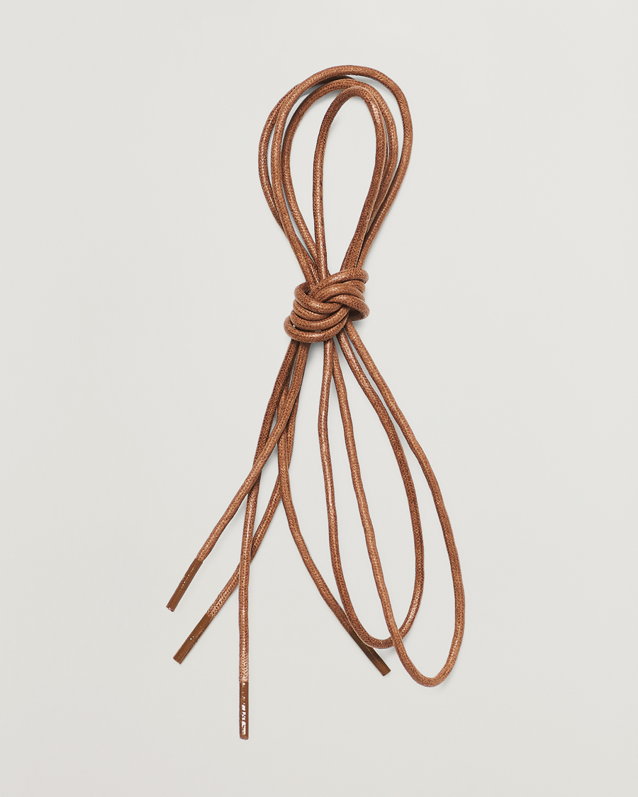 Mies | Kenkien huolto | Saphir Medaille d'Or | Shoe Laces Thin Waxed 75cm Tobacco