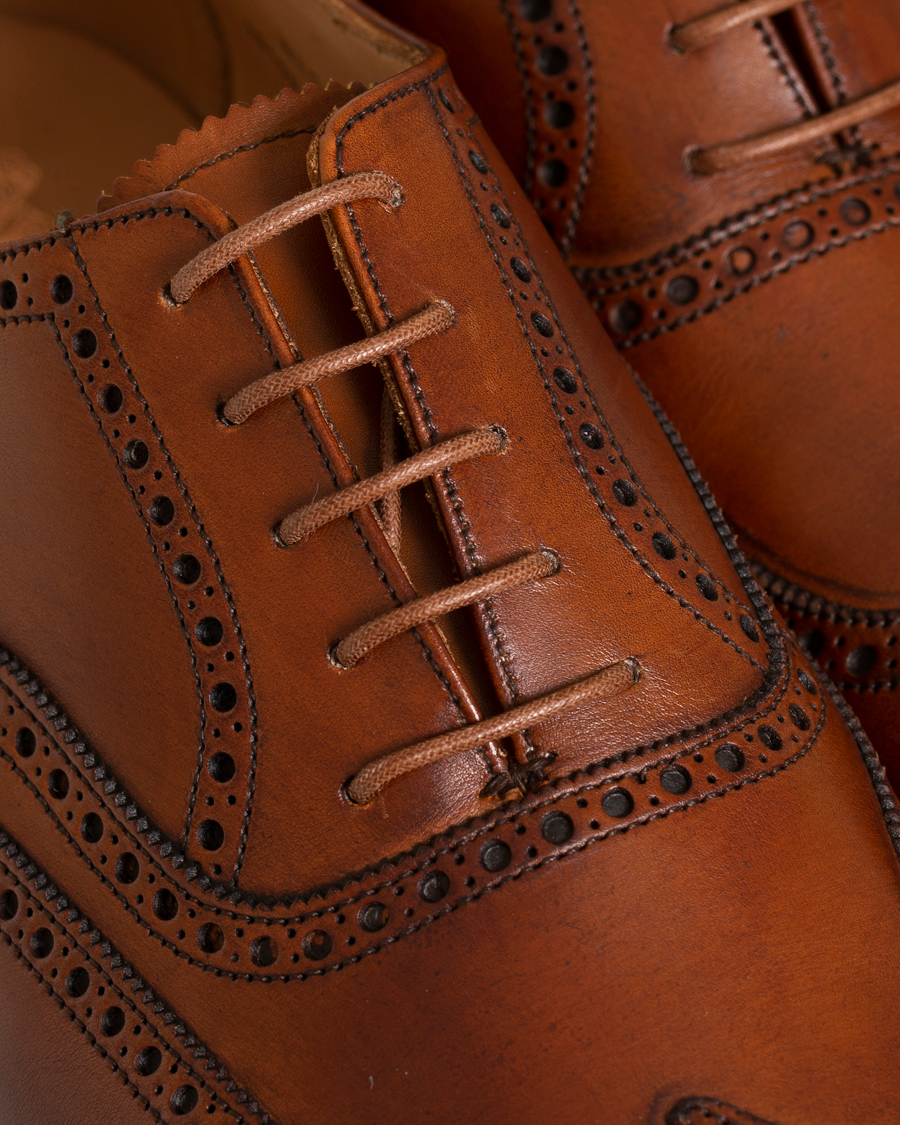 Mies | Kenkien huolto | Saphir Medaille d'Or | Shoe Laces Thin Waxed 75cm Tobacco