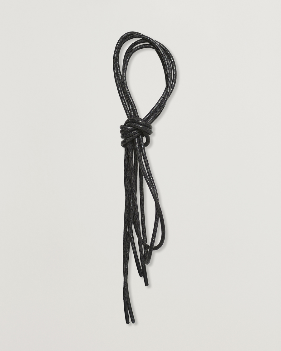 Miehet |  | Saphir Medaille d'Or | Shoe Laces Thin Waxed 75cm Black