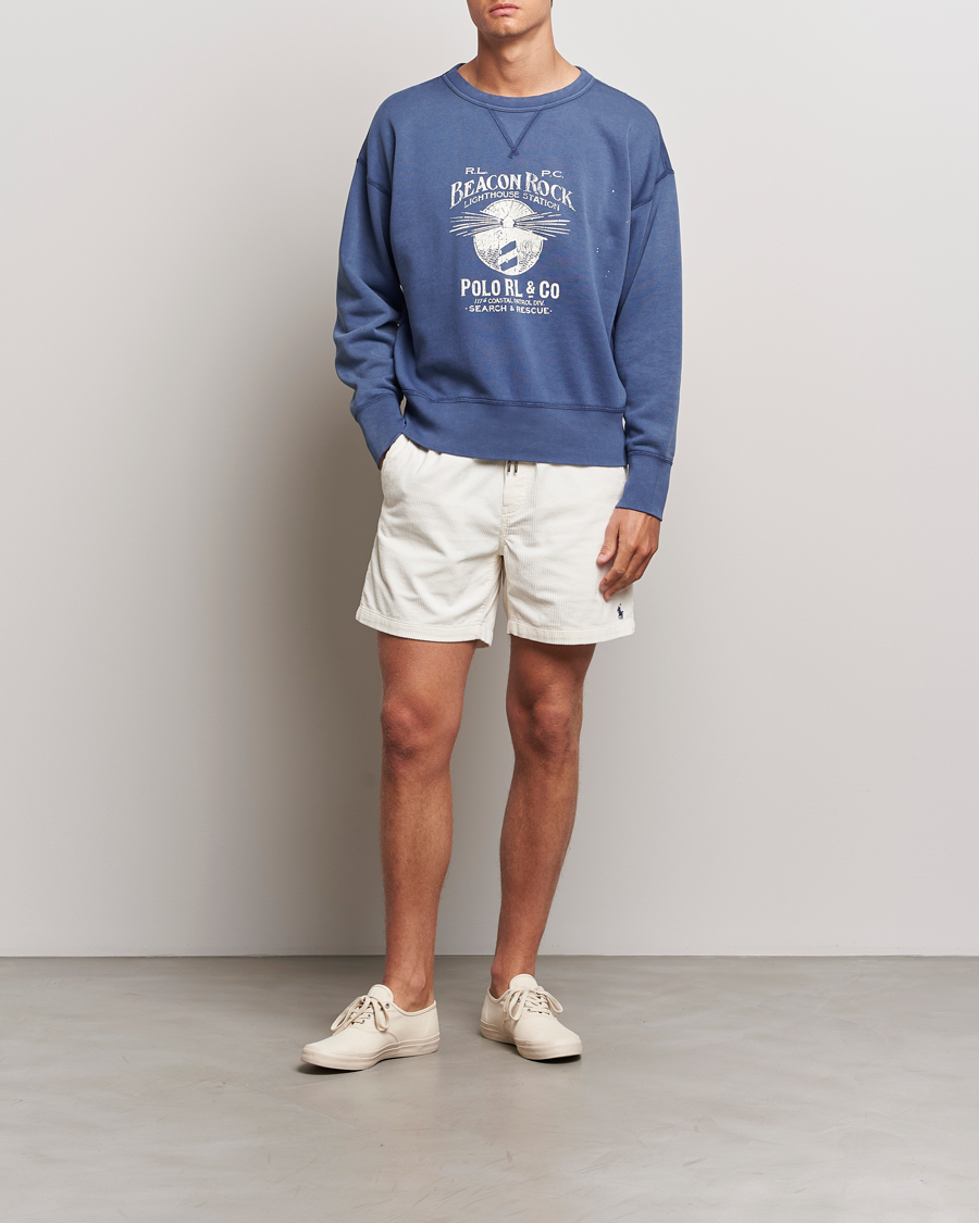 Mies | Shortsit | Polo Ralph Lauren | Prepster Corduroy Drawstring Shorts Warm White
