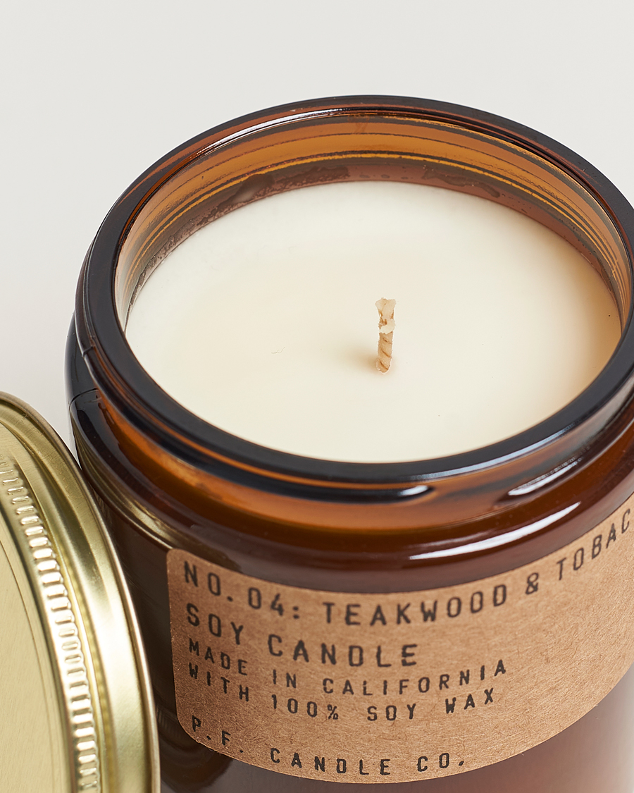 Mies |  | P.F. Candle Co. | Soy Candle No. 4 Teakwood & Tobacco 204g
