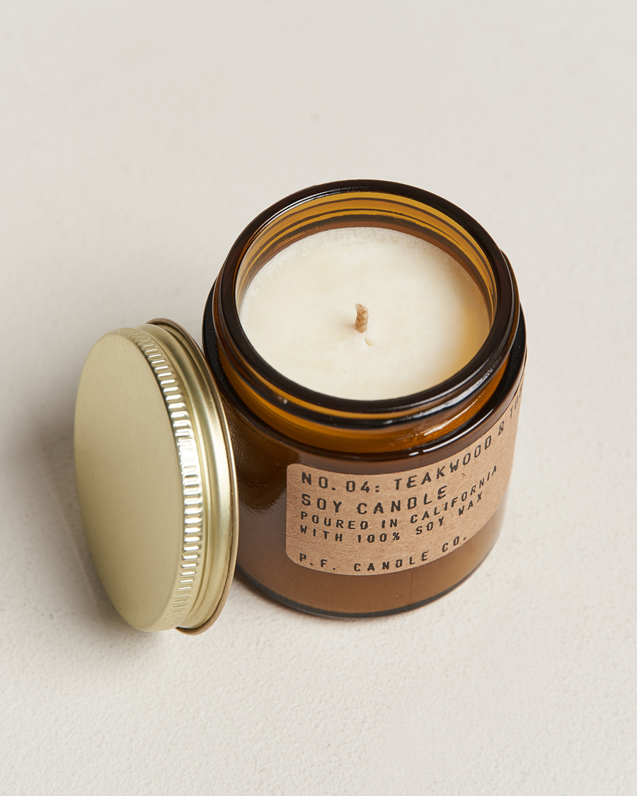 Mies |  | P.F. Candle Co. | Soy Candle No. 4 Teakwood & Tobacco 99g