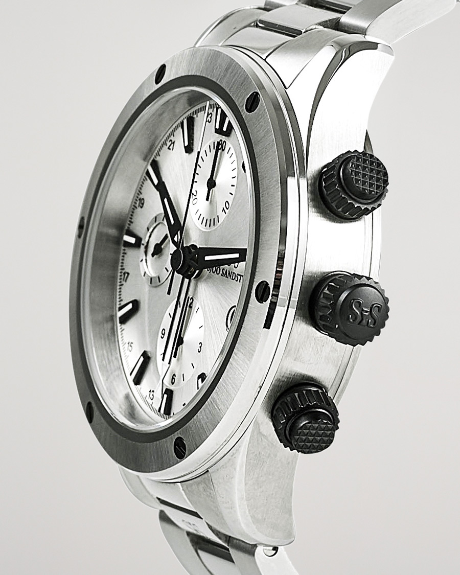 Mies | Sjöö Sandström UTC Extreme 44,2mm White and Stainless Steel | Sjöö Sandström | UTC Extreme 44,2mm White and Stainless Steel