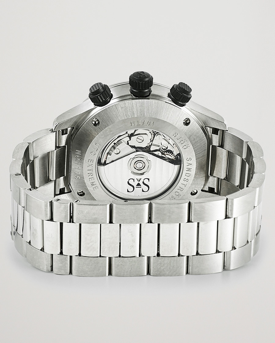Mies | Sjöö Sandström UTC Extreme 44,2mm White and Stainless Steel | Sjöö Sandström | UTC Extreme 44,2mm White and Stainless Steel