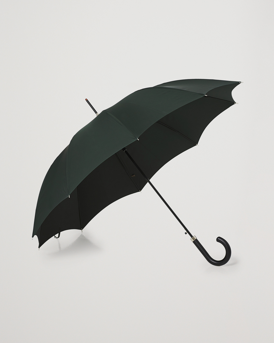 Mies | Sateenvarjot | Fox Umbrellas | Hardwood Automatic Umbrella Racing Green
