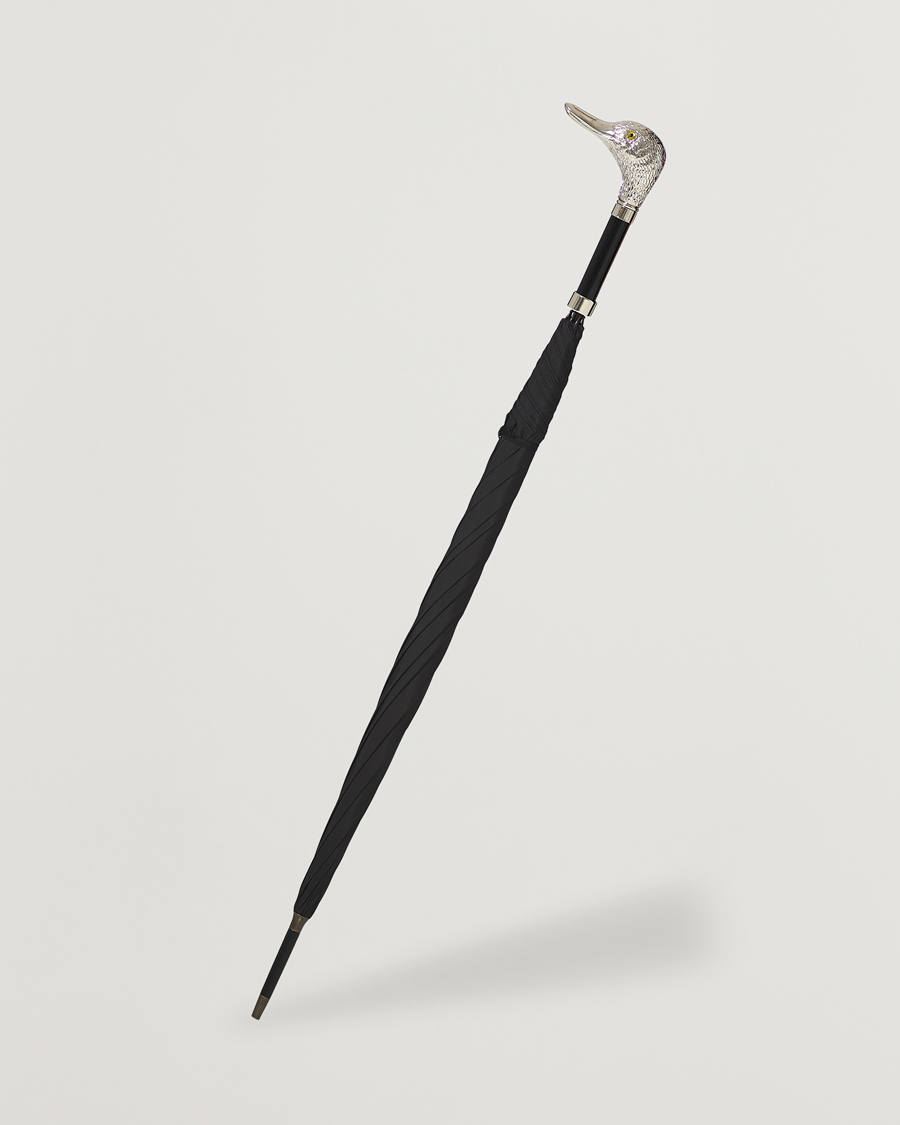 Mies | Sateenvarjot | Fox Umbrellas | Silver Duck Umbrella Black Black
