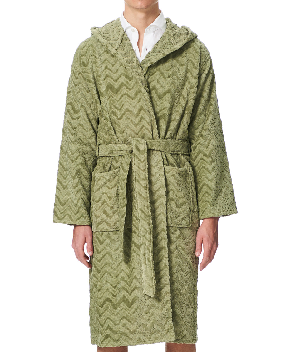 Mies | Yöpuvut ja kylpytakit | Missoni Home | Rex Bathrobe Green
