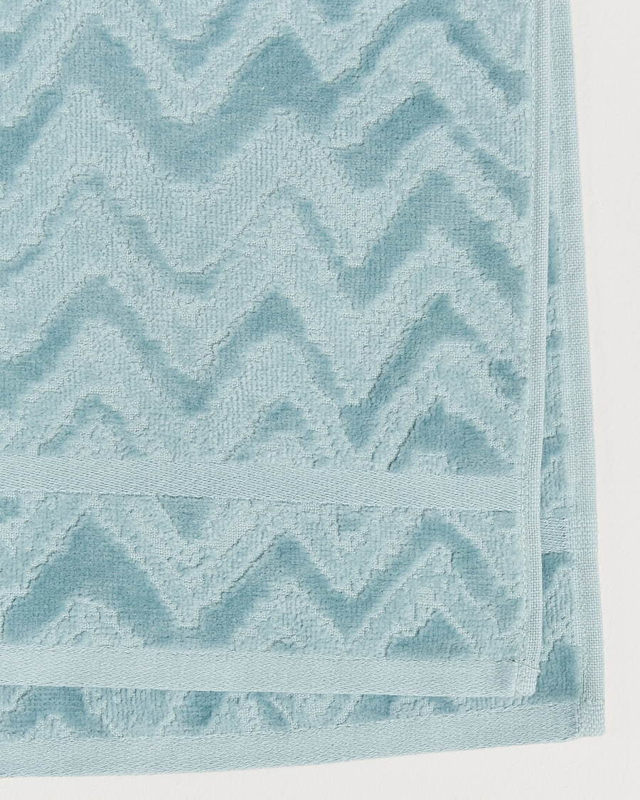Mies | Missoni Home Rex Hand Towel 40x70cm Light Blue | Missoni Home | Rex Hand Towel 40x70cm Light Blue