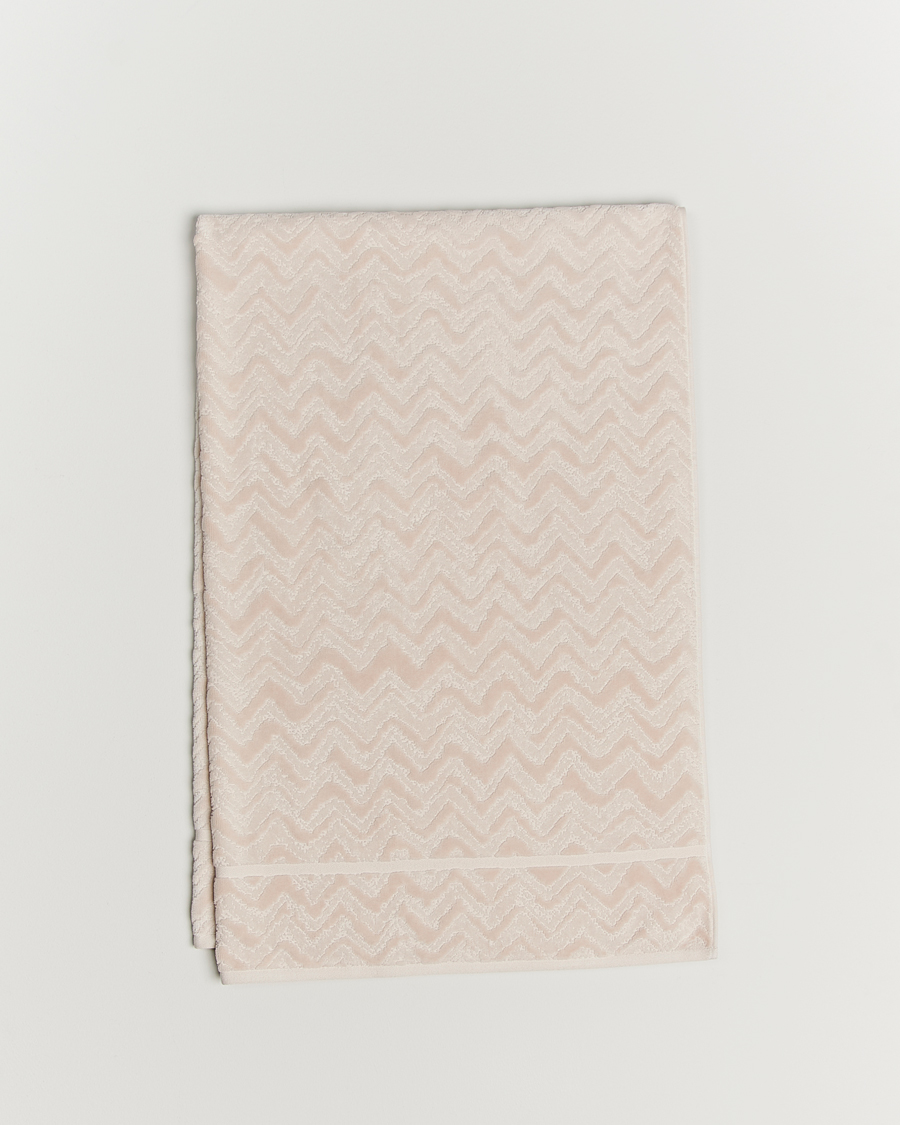 Mies | Missoni Home Rex Bath Sheet 100x150cm Cream | Missoni Home | Rex Bath Sheet 100x150cm Cream