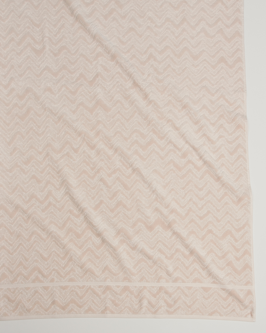 Mies | Missoni Home Rex Bath Sheet 100x150cm Cream | Missoni Home | Rex Bath Sheet 100x150cm Cream