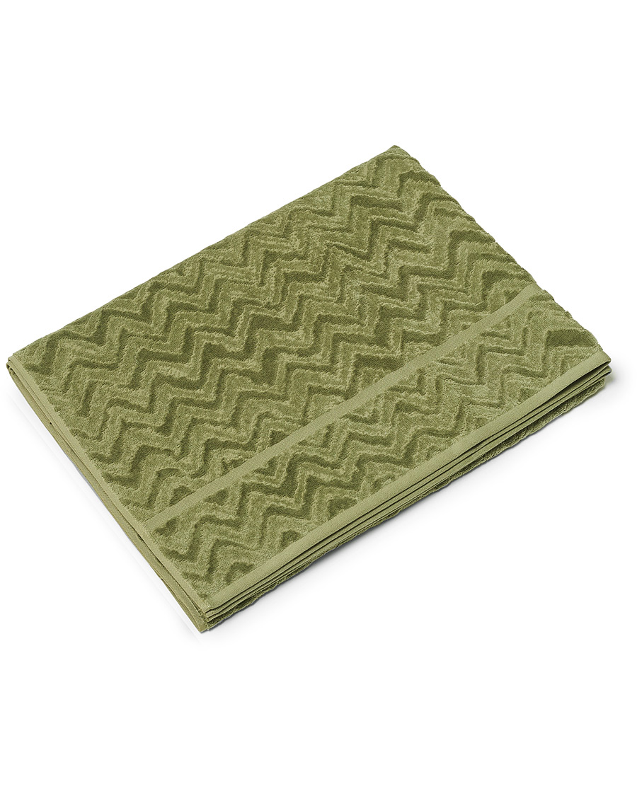 Mies | Missoni Home Rex Bath Sheet 100x150 cm Green | Missoni Home | Rex Bath Sheet 100x150 cm Green