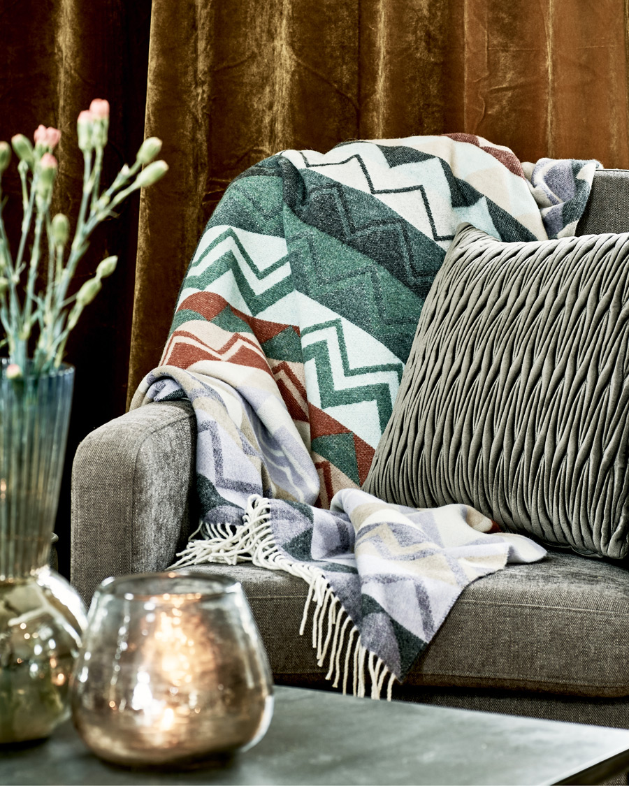 Mies | Missoni Home Yvo Zig Zag Wool Throw Multicolor | Missoni Home | Yvo Zig Zag Wool Throw Multicolor
