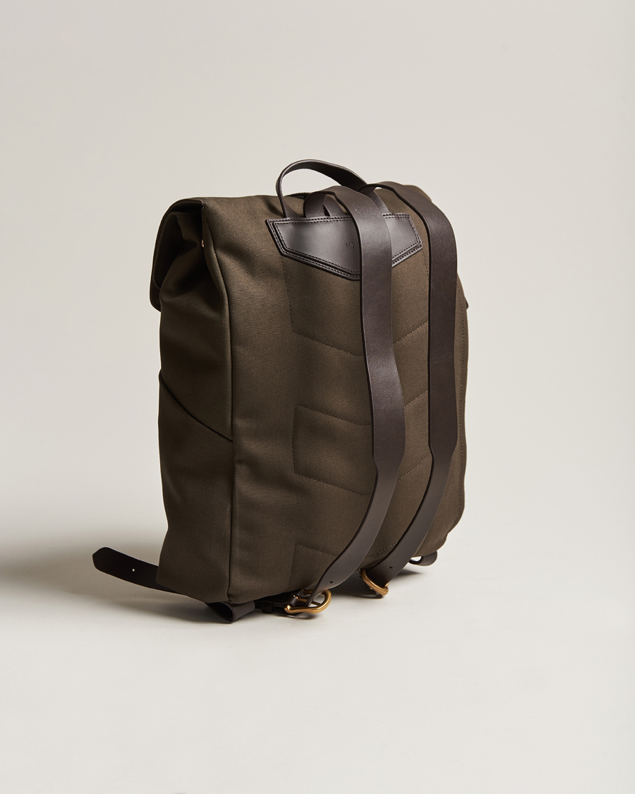 Mies | Laukut | Mismo | M/S Rucksack Army/Dark Brown