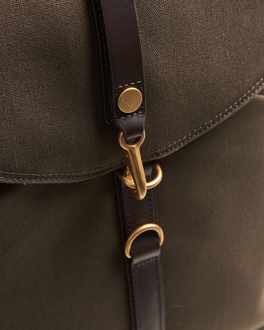 Mies | Laukut | Mismo | M/S Rucksack Army/Dark Brown