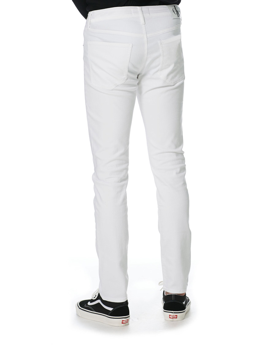 Mies | Farkut | Calvin Klein Jeans | Skinny Stretch Jeans White