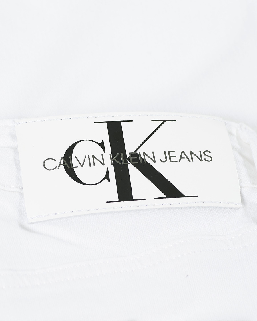 Mies | Farkut | Calvin Klein Jeans | Skinny Stretch Jeans White