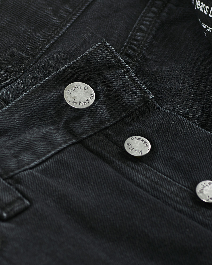 Mies | Shortsit | Nudie Jeans | Josh Stretch Denim Shorts Black Water