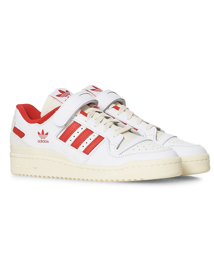 Mies | adidas Originals Forum 84 Low Sneaker White/Red | adidas Originals | Forum 84 Low Sneaker White/Red