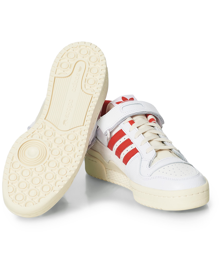 Mies | adidas Originals Forum 84 Low Sneaker White/Red | adidas Originals | Forum 84 Low Sneaker White/Red