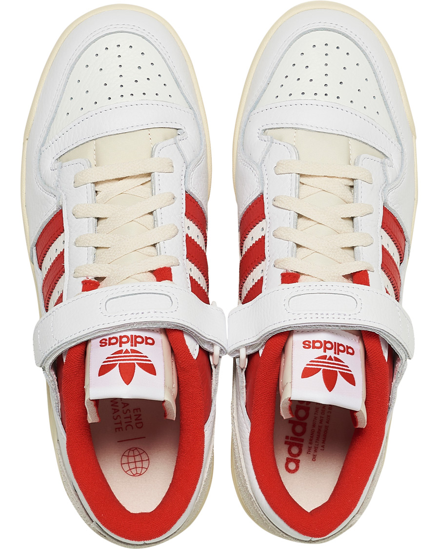Mies | adidas Originals Forum 84 Low Sneaker White/Red | adidas Originals | Forum 84 Low Sneaker White/Red