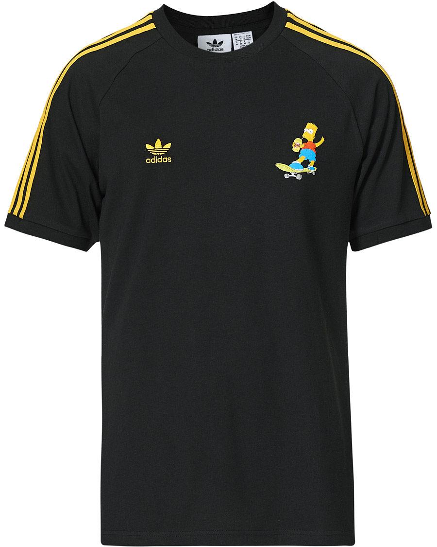 Mies | T-paidat | adidas Originals | The Simpsons Crew Neck Tee Black