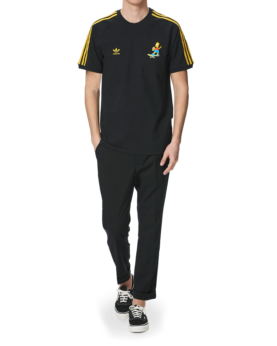 Mies | T-paidat | adidas Originals | The Simpsons Crew Neck Tee Black