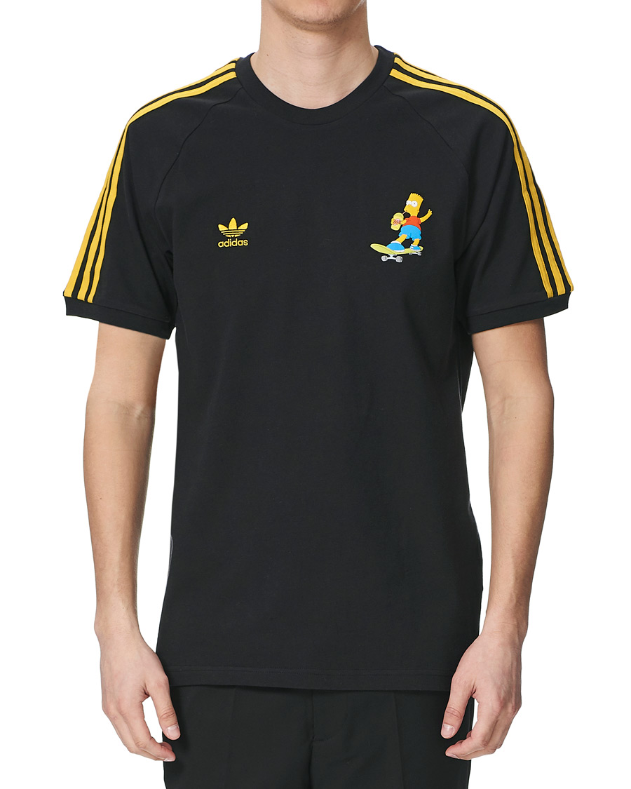 Mies | T-paidat | adidas Originals | The Simpsons Crew Neck Tee Black
