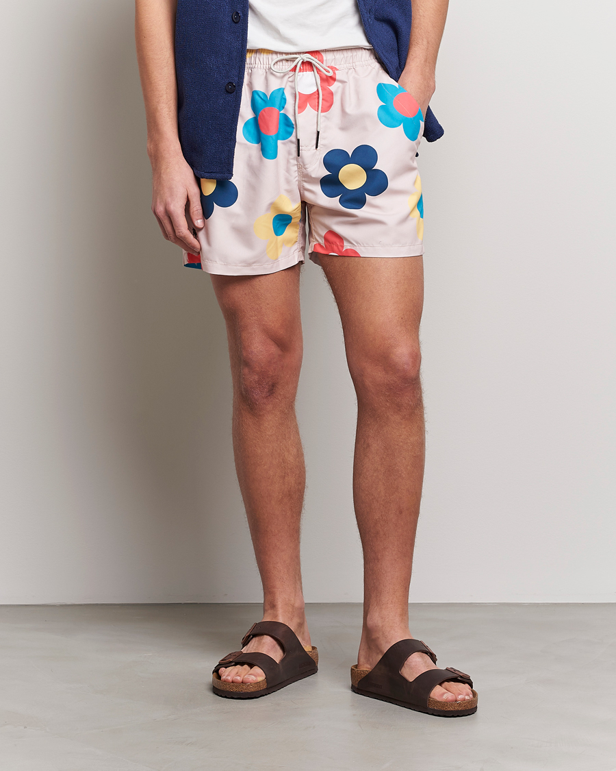 Mies | Uimahousut | OAS | Printed Swimshorts Daisy