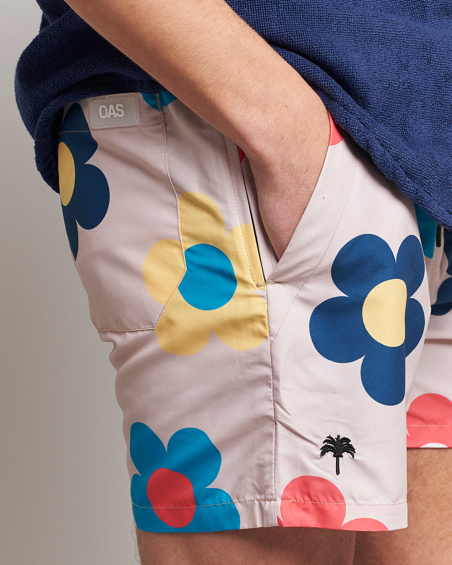 Mies | Uimahousut | OAS | Printed Swimshorts Daisy