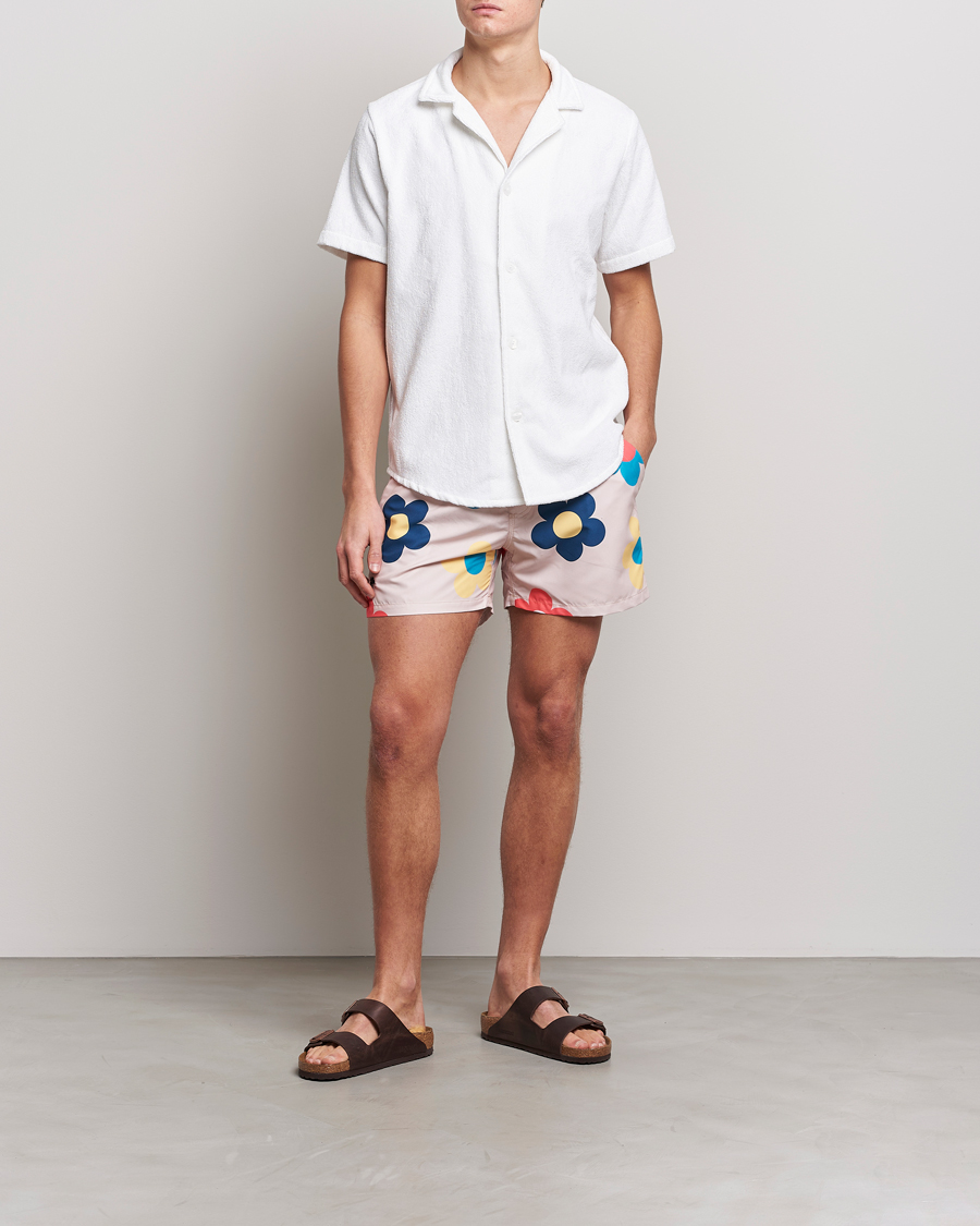 Mies | Kauluspaidat | OAS | Terry Cuba Short Sleeve Shirt White