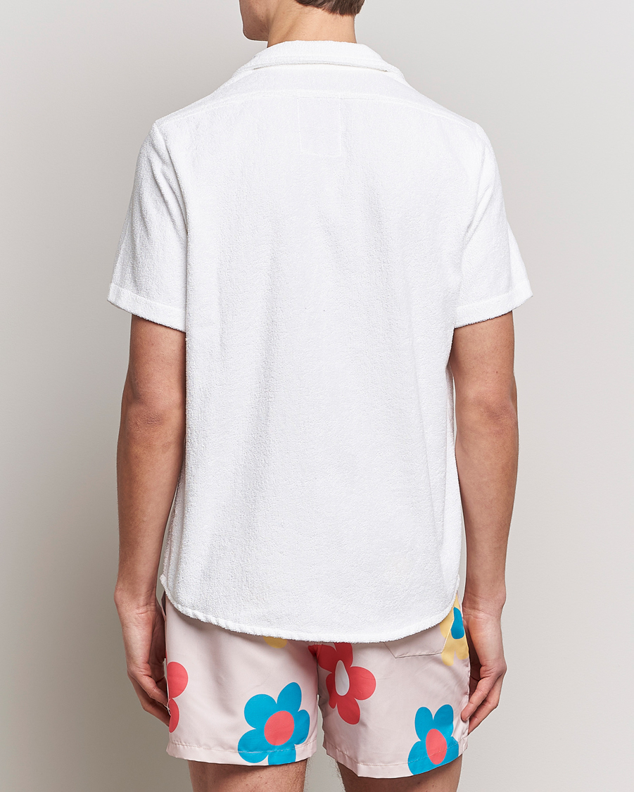 Mies | Kauluspaidat | OAS | Terry Cuba Short Sleeve Shirt White