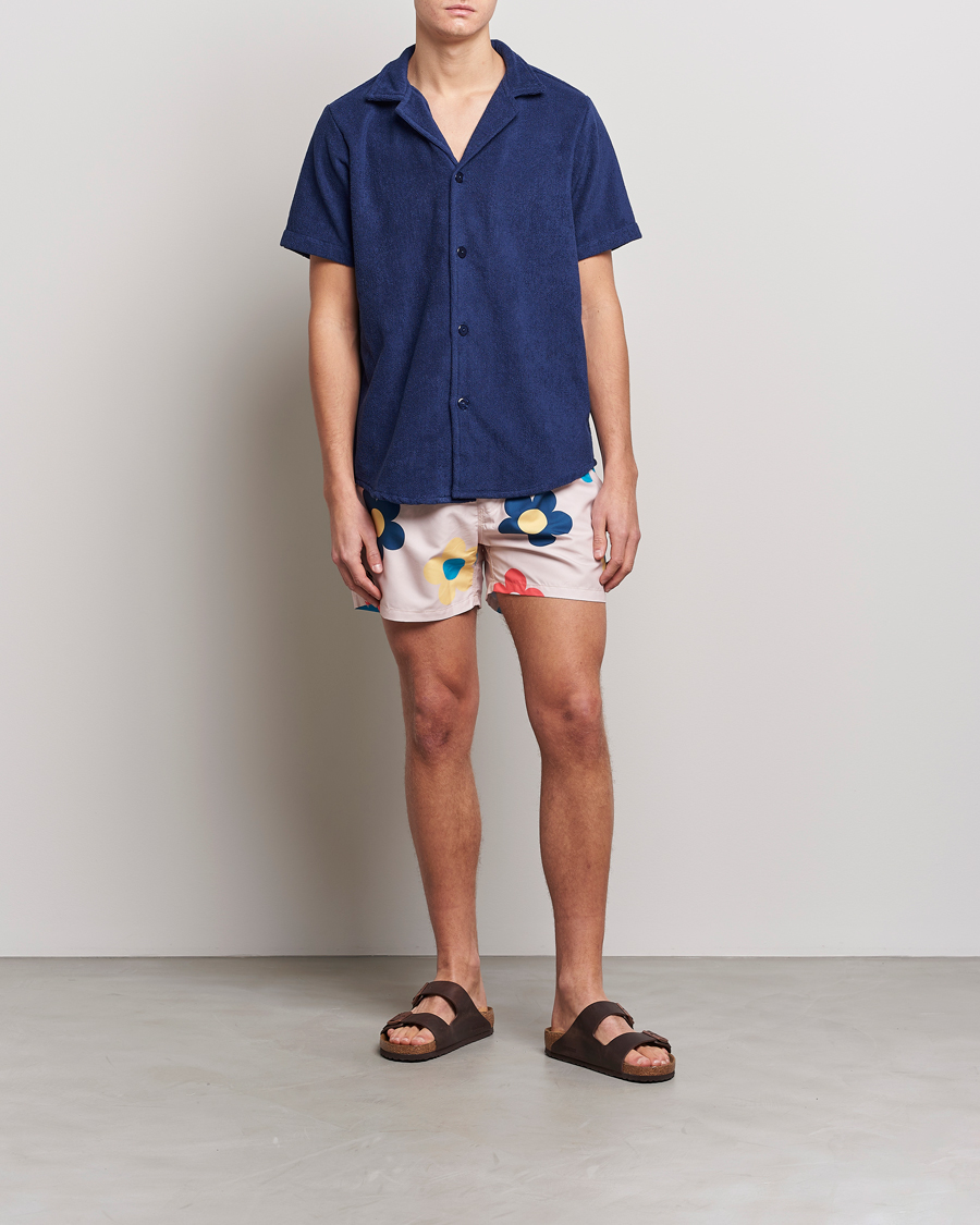 Mies | Kauluspaidat | OAS | Terry Cuba Short Sleeve Shirt Navy