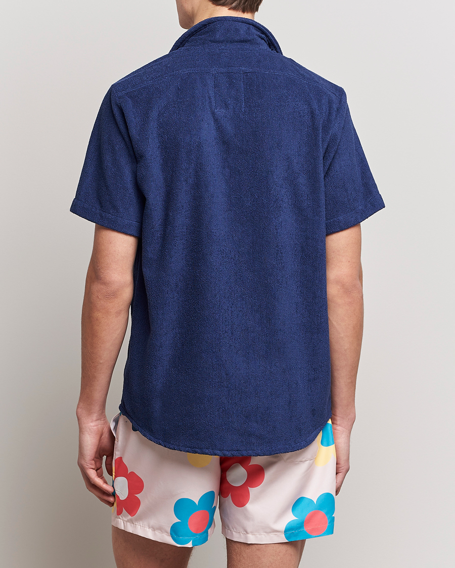 Mies | Kauluspaidat | OAS | Terry Cuba Short Sleeve Shirt Navy