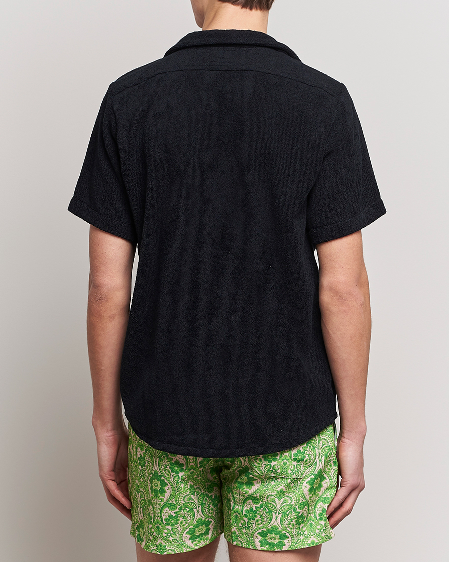 Mies | Kauluspaidat | OAS | Terry Cuba Short Sleeve Shirt Black