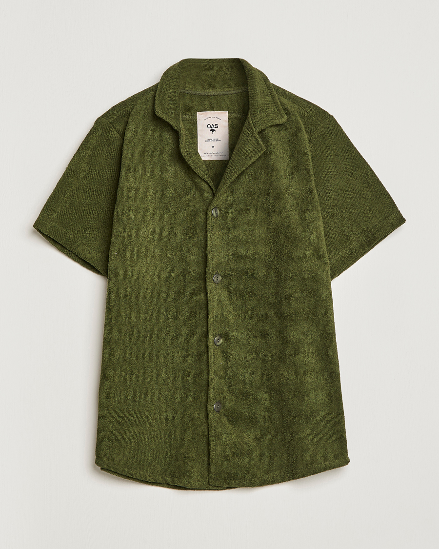 Mies | Kauluspaidat | OAS | Terry Cuba Short Sleeve Shirt Army