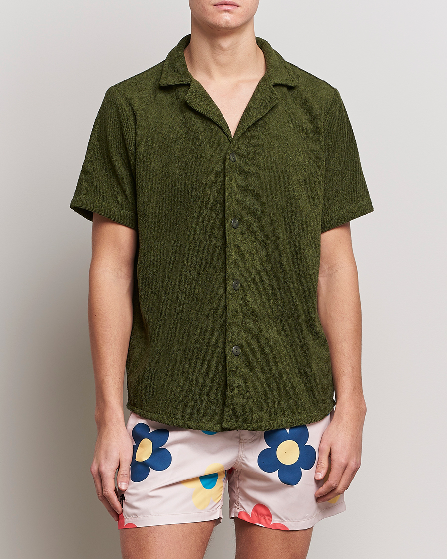 Mies | Kauluspaidat | OAS | Terry Cuba Short Sleeve Shirt Army